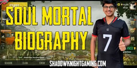 Soul Mortal Wiki, Age, Real Name, PUBG ID, .